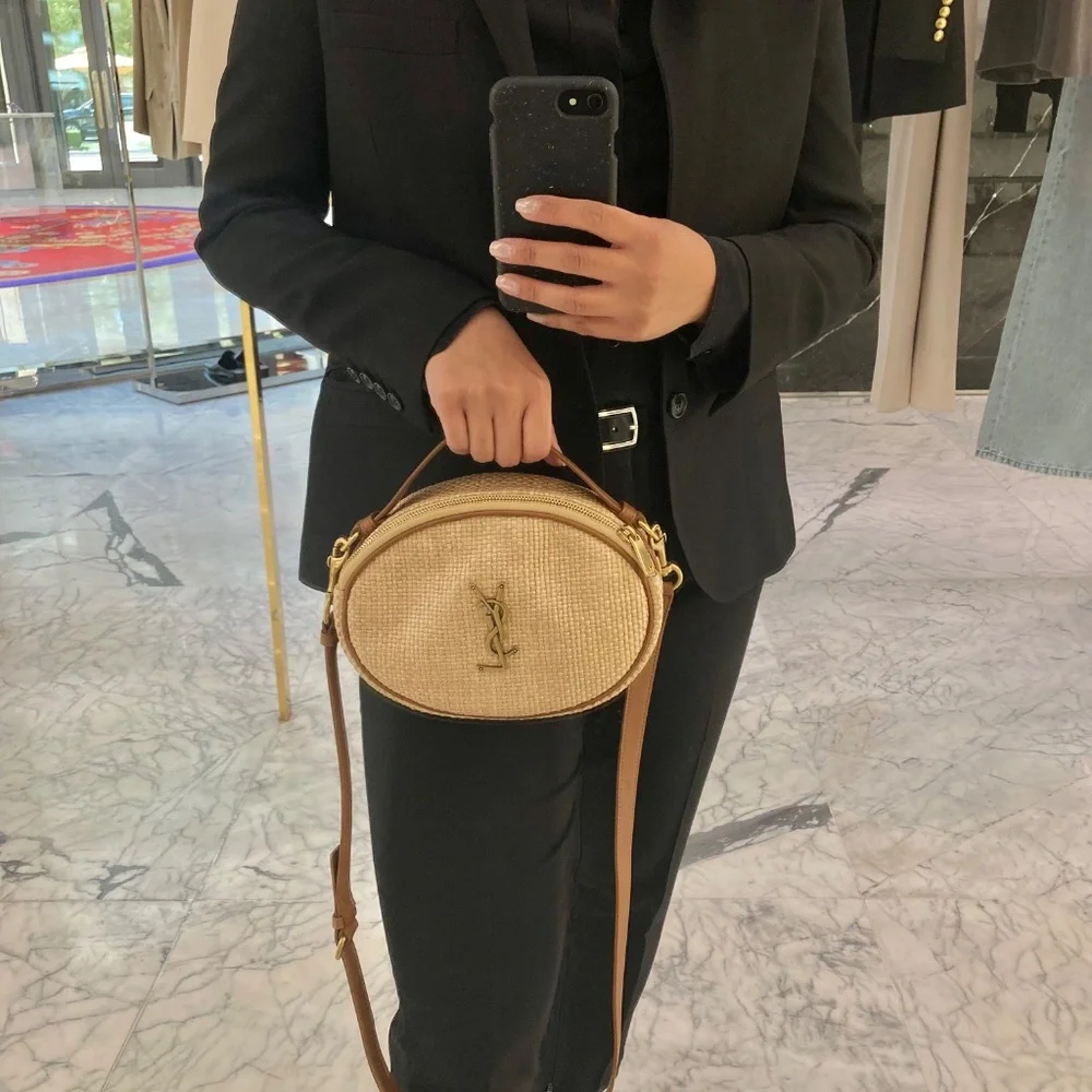 YSL Raffia Camera bag - Picture 3 of 11